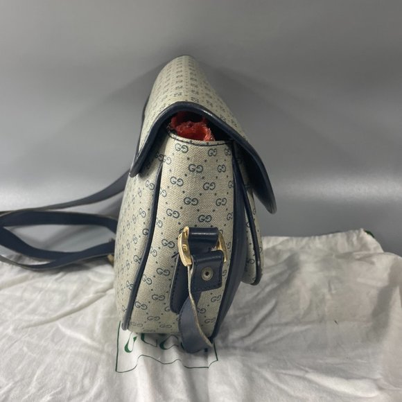 100% Authentic Gucci 1960's Micro GG Monogram Crossbody Bag - Picture 8 of 15